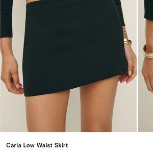 Reformation Carla Low Waist Skirt